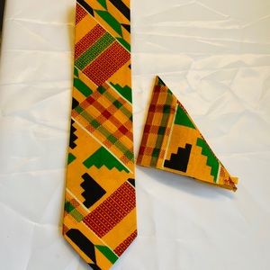 Kente neck tie
